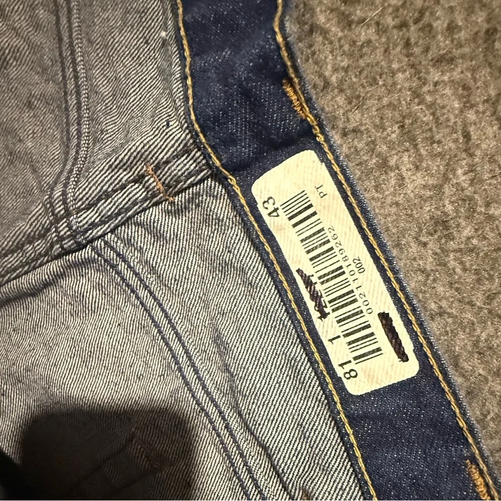 Carhartt FR Jeans Mens 40x32 (fit 38x32) blue heavy durable Straight cotton work